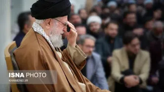 تصاویر: مجلس عزاداری سالروز شهادت حضرت امام جعفر صادق (ع) با حضور رهبر انقلاب