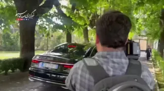 جزئیات دقیق از محل و ساعت مذاکرات امروز و تصاویر عزیمت وزیر امورخارجه به محل وزارت خارجه ایتالیا + فیلم