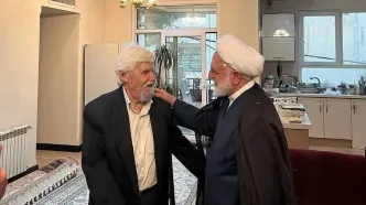 محسنی اژه ای در کنار عنایت الله بخشی/ عکس