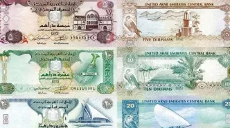 جدیدترین قیمت درهم امارات امروز یکشنبه ۷ اردیبهشت ماه ۱۴۰۴