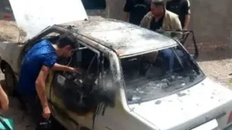 تلفن همراه، پراید را آتش زد!