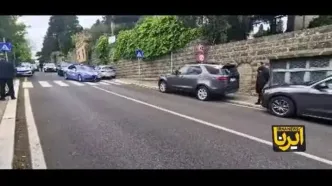 ویدئویی از ورود هیات آمریکایی به محل مذاکرات