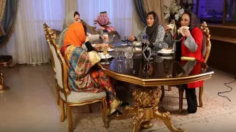 ببینید؛ جنجال در شام ایرانی؛ عصبانیت رها خدایاری از فلامک جنیدی