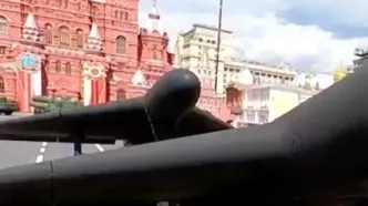نمایش پهپادهای ایران در رژه مسکو