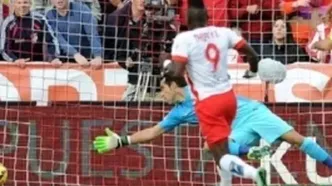 گل زیبای مهاجم جدید پرسپولیس به بارسلونا