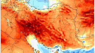 نخستین دمای بالای ۵۰ درجه در کشور ثبت شد