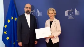 سفیر ایران استوارنامه خود را به رئیس کمیسیون اروپا تقدیم کرد