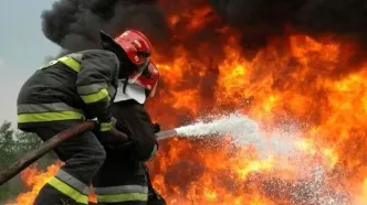 آتش‌سوزی در مجتمع تجاری نور درگهان قشم + جزئیات