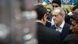 تشرف پزشکیان به حرم مطهر حضرت فاطمه معصومه(س)+ عکس