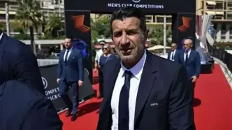حرکت جنجالی فیگو در لیسبون؛ تنش با هواداران بارسلونا در حاشیه فینال لیگ قهرمانان زنان اروپا