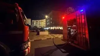 شب دلهره‌آور در قزوین؛ آتش‌نشانان خوابگاه دخترانه را نجات دادند+تصاویر