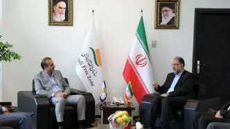 دیدار مدیرعامل شرکت کشتیرانی دریای خزر با مدیرعامل سازمان منطقه آزاد انزلی