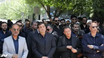 حضور وزیر ورزش در مراسم تشییع مرحوم درجاتی
