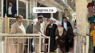 عکس مهم از دیدار آیت الله جوادی آملی با آیت الله سیستانی در نجف