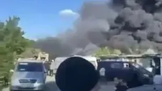آتش‌سوزی شدید در فرانسه