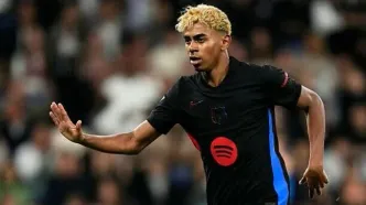 هت تریک کردن یامال در دبی