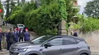 ورود هیات ایرانی به محل مذاکرات در رم