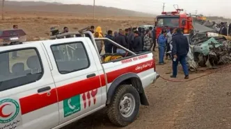 مرگ دلخراش یک خانواده در برخورد سمند با کامیون در فیروزآباد