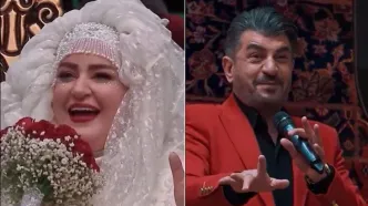 اجرای آهنگ گوگوش توسط محمود شهریاری در عروسی نعیمه نظام‌دوست/ ویدئو