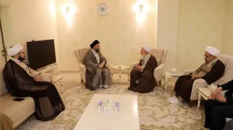 دیدار رهبر جریان حکمت ملی عراق با «آیت‌الله جوادی آملی»