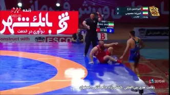 ببینید؛ خلاصه کشتی امیرحسین زارع مقابل امیررضا معصومی