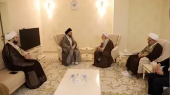 دیدار سید عمار حکیم با آیت‌الله جوادی آملی؛ بررسی چالش‌های امت اسلامی