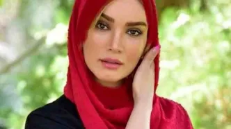 تصویر جدید متین ستوده با شال پلنگی