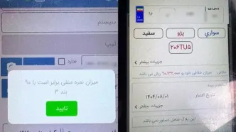 توقیف پژو ۲۰۶ به دلیل خلافی بالا، نمره منفی گواهینامه و تصادف