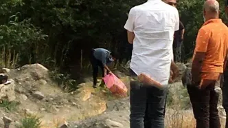 جسد یک زن داخل چمدان صورتی رنگ در جاده هراز کشف شد ! + عکس صحنه