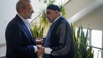 دیدار عادل عبدالمهدی با علی لاریجانی در تهران