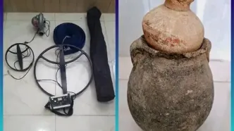 اشیای ۵ هزار ساله در داراب فارس کشف شد