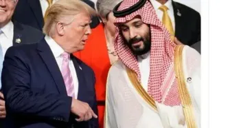 هدیه ویژه بن‌سلمان برای ترامپ+فیلم