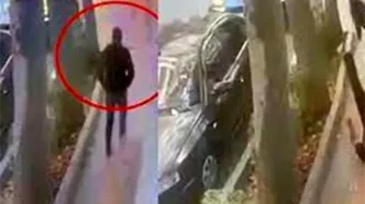 تصاویری از سرقت گردنبند طلا در نارمک