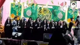 ببینید | بازداشت عامل حمله به مجری مراسم جشن مردمی امام رضا(ع) در نجف‌آباد اصفهان