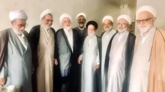 دیدار اعضای شورای مرکزی مجمع مدرسین و محققین حوزه علمیه قم با مهدی کروبی
