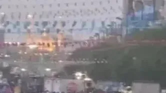 اجرای گروهی سرود بابا رضا در مسیر جشن میلاد امام رضا(ع)