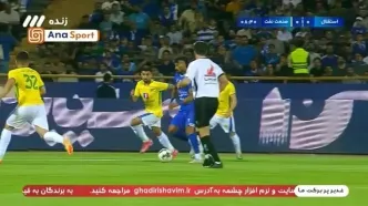 صحنه مشکوک به پنالتی روی رامین رضاییان