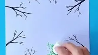 نقاشی کودکانه/جنگل بکشیم + فیلم