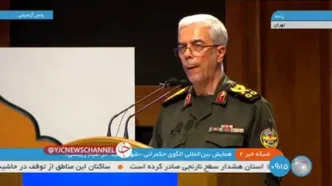 ببینید؛ سرلشکر باقری: پس از مرگ مهسا امینی در ۱۴۰۱ از سمت کردستان عراق به سمت ایران سلاح سرازیر شد