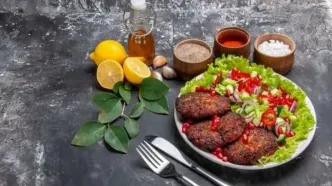 طرز تهیه یک کتلت بین‌المللی بدون سیب زمینی
