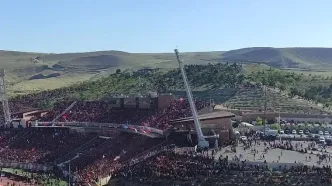 حضور نماینده گینس در جشن قهرمانی تراکتوری‌ها!