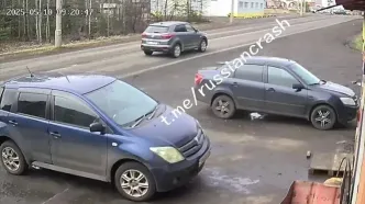 فیلم لحظه تصادف شدید در اوست ایلیمسک