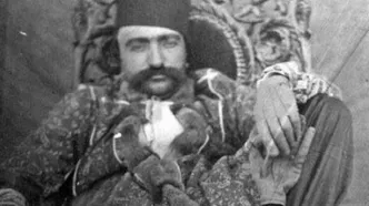 کاریکاتور ناصرالدین‌شاه در روزنامه انگلیسی
