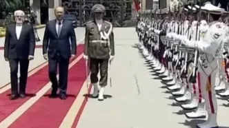 استقبال عارف از نخست‌وزیر ازبکستان