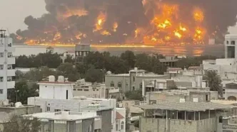 ببینید | جنگنده‌های رژیم‌ اسرائیل فرودگاه صنعا را هدف قرار دادند