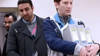 جدیدترین فیلم از بابک زنجانی در حال راندن تریلی