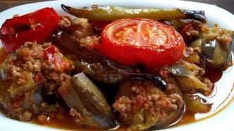 ناهار امروز: طعم لذیذ در یک چشم به هم زدن؛ خوراک گوشت و بادمجان فوری