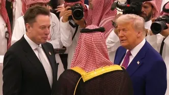 دیدار غول‌های فناوری آمریکا با بن سلمان در حضور ترامپ در ریاض