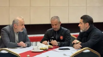 جلسه درویش و کارتال در اردوی پرسپولیس
