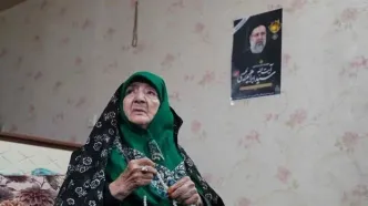 ببینید | پزشکیان به دیدار مادر شهید رئیسی رفت